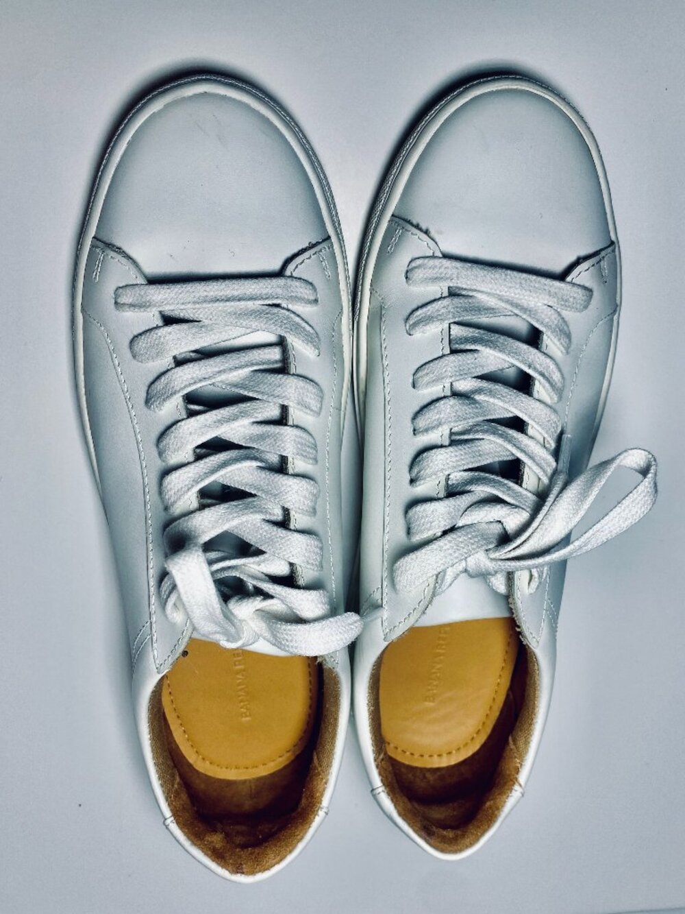 Banana Republic Nicklas Leather Sneaker 2.0 White Women’s Size 7.5